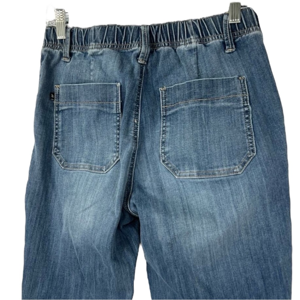 JUDY BLUE Jogger Drawstring Jeans in Classic Blue Size 1 / 25 — So Comfortable!! - Picture 5 of 6